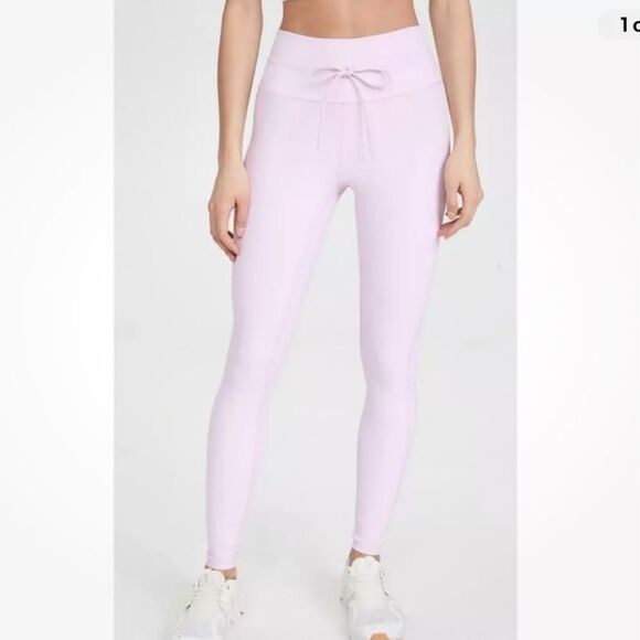 Revolve L*Space XL High Ride Turner Leggings Ribbed Peony Pink Pastel Active New - Picture 1 of 10
